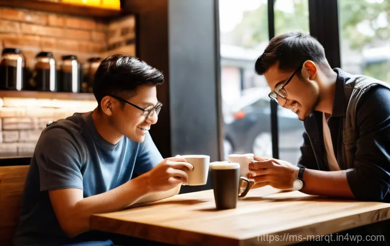 향기 마케팅과 브랜드 충성도 향상 방법 - **Prompt 1: The Alluring Aroma of a Local Coffee Haven**
    "A cozy, sunlit local coffee shop with ...