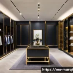 향기 마케팅과 브랜드 메시지의 일관성 - **Luxury Fashion Boutique with a Signature Scent:**
    "A sophisticated and elegantly designed luxu...