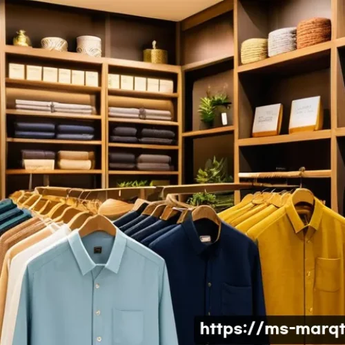 Home 33 향기 마케팅의 실효성 평가 방법 - A cozy, modern Malaysian boutique clothing store interior warmly lit with soft jasmine floral aroma ...